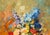 Hermann Dieste, Still Life with Flowers, 1980s, Oil Painting, Framed For Sale - Image 4 of 12