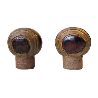 Mushroom Vases by Aage Würtz for Würtz Studio, 1970s, Set of 2 For Sale