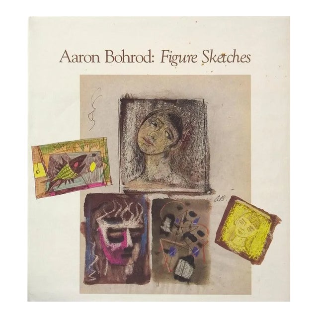 1990 Edwin Elliot 'Aaron Bohrod: Figure Sketches' Brown,Yellow Book For Sale