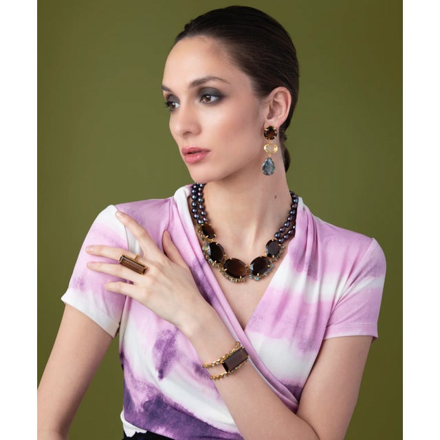 2020s Lucille Ring, Purple, Size 6 For Sale - Image 5 of 9