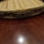 Large Vintage Oval Natural Woven Rattan and Wicker Serving Tray With Handles. For Sale - Image 9 of 12