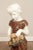 Stone Mid 20th Century Figural Girl with Flowers Carved Marble Life-Size Statue For Sale - Image 7 of 13