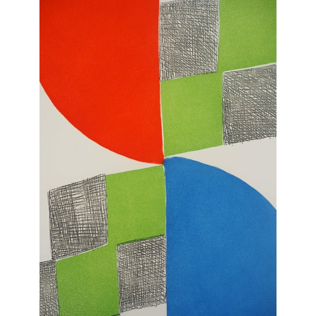 Sonia Delaunay, Composition, 1970, Original Engraving For Sale - Image 5 of 6