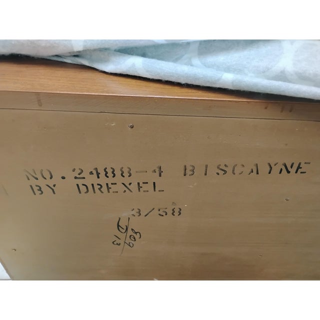 Drexel 'Biscayne' Mid Century Lowboy Dresser Credenza Buffet Restored For Sale - Image 12 of 12