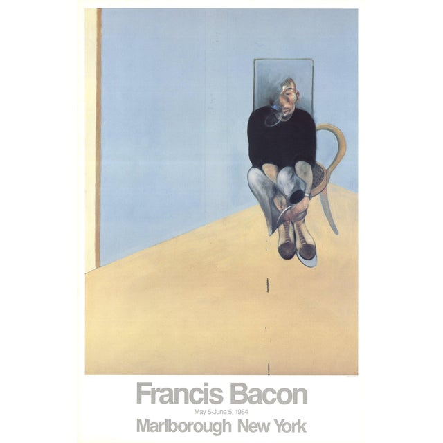 Artist: Francis Bacon Title: Seated Man Year: 1984 Signed: No Medium: Offset Lithograph Paper Size: 39 x 25.5 inches ( 99...