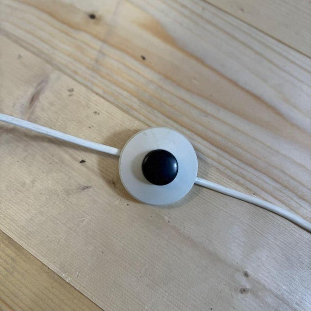 Metal Vintage Nordic Yellow Floor Lamp For Sale - Image 7 of 9