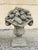 Late 20th Century Vintage Cast Cement Stone 26" Fruit & Flower Basket Garden Lawn Ornament - Pair For Sale - Image 5 of 15