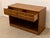 Brown Mid 20th Century Oak Double Drawer Cabinet With Lp Cubby For Sale - Image 8 of 12