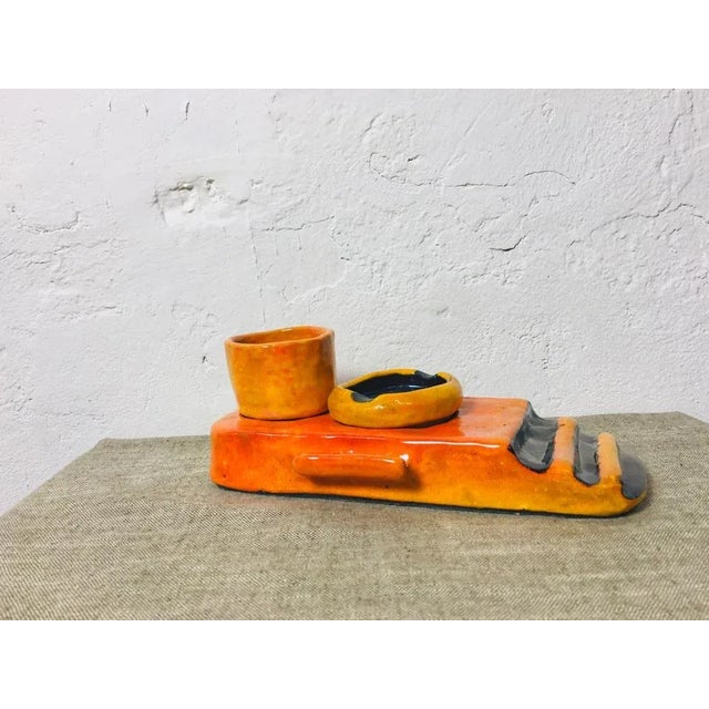 Mid-Century Ceramic Smoking Set, Set of 3 For Sale - Image 6 of 10