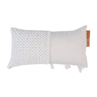 White Cross Pillow by R & U Atelier For Sale