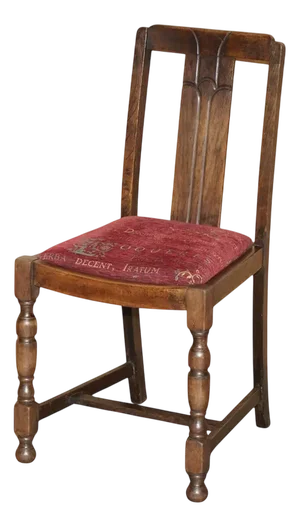Englis Art Deco Hall Chair in Oak, 1930s