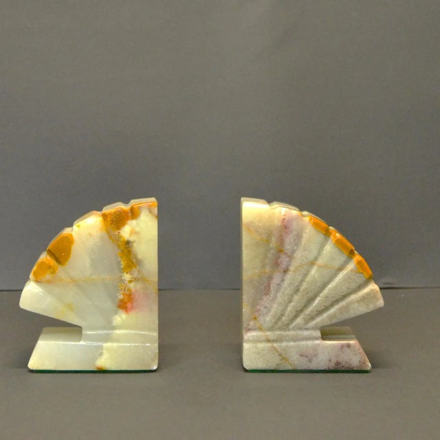 Gemstone Art Deco Minmalistic Stone Bookends, 1920s, Set of 2 For Sale - Image 7 of 7