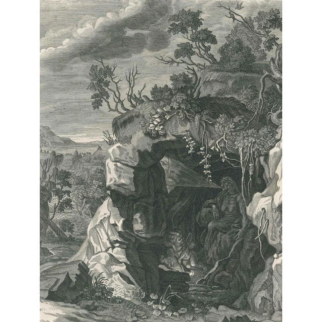 La Nymphe Echo - Original Etching by B. Picart - 1742 1742 For Sale - Image 3 of 3