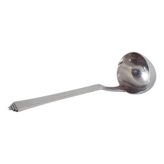 Pyramid Sauce Spoon in Sterling Silver from Georg Jensen, 1940s For Sale