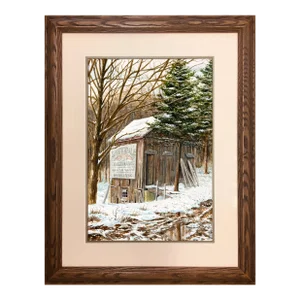 "Old Shack", Rt. 206, Panther Lake, New Jersey, Original Watercolor Painting