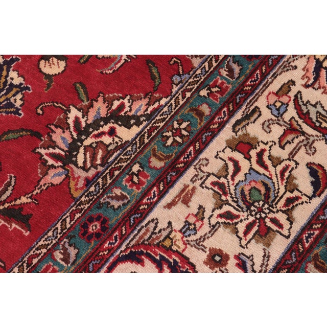 Hand-Knotted Wool Area Rug 9.7x12.9 For Sale In New York - Image 6 of 8
