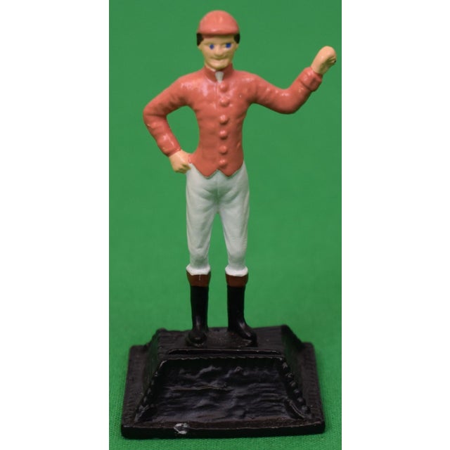Black Set X 6 "21" Club Jockey Placecard Holders For Sale - Image 8 of 8