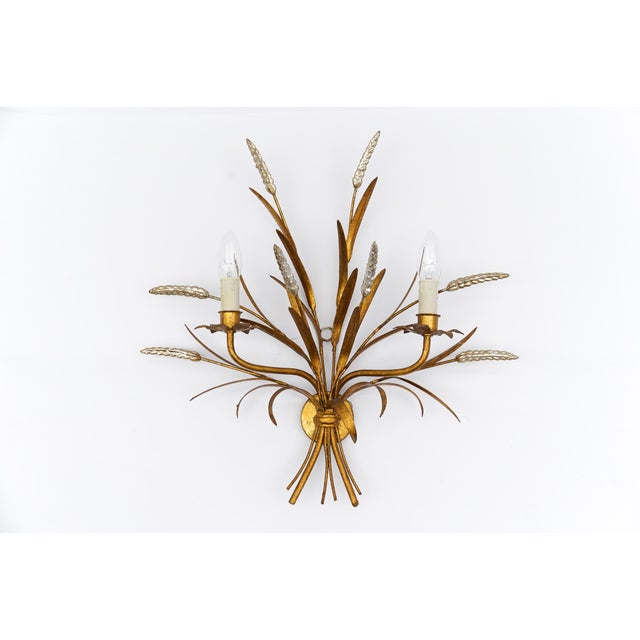 Large Wheat Sheaf Wall Light by Hans Kögl, Germany, 1970s For Sale - Image 11 of 11
