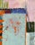 Christiane Corcelle "Friday Night Swing" Mixed Media on Cradled Board, Small Colorful Abstract Painting in Blue, Orange and Pink, 2025 For Sale - Image 4 of 8