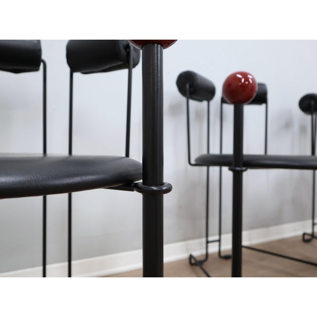 Vintage Sculptural Chairs, 1980s, Set of 4 For Sale - Image 10 of 17