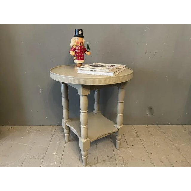 Antique Round Side Table For Sale - Image 4 of 12
