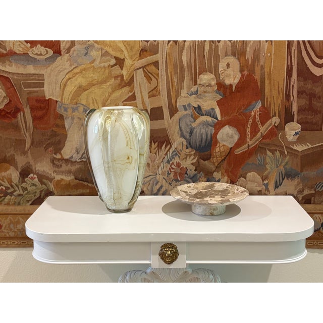 Large Scale Vintage Murano Style Teardrop Art Glass Vase For Sale - Image 9 of 18