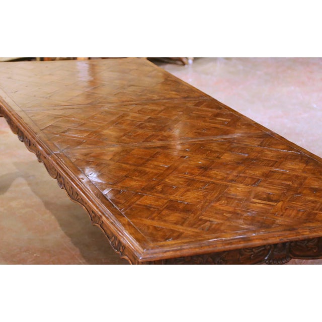 Late 20th Century Late 20th C. Guy Chaddock & Co. Clarence Collection Walnut Dining Set For Sale - Image 5 of 16