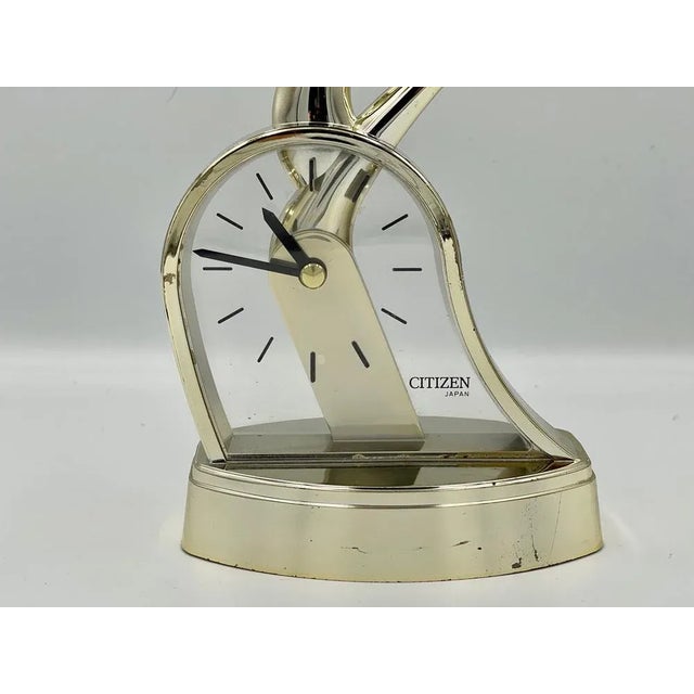 Plastic Postmodern Japan Citizen Table Clock, 1980s For Sale - Image 7 of 8