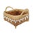 Vintage Coastal Bamboo & Cowry Basket Medium For Sale - Image 9 of 9