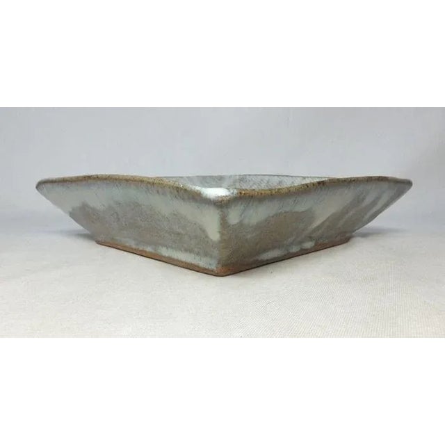 Late 20th Century Tatsuzō Shimaoka Japanese Glazed Mingei Stoneware Dish For Sale In Chicago - Image 6 of 9