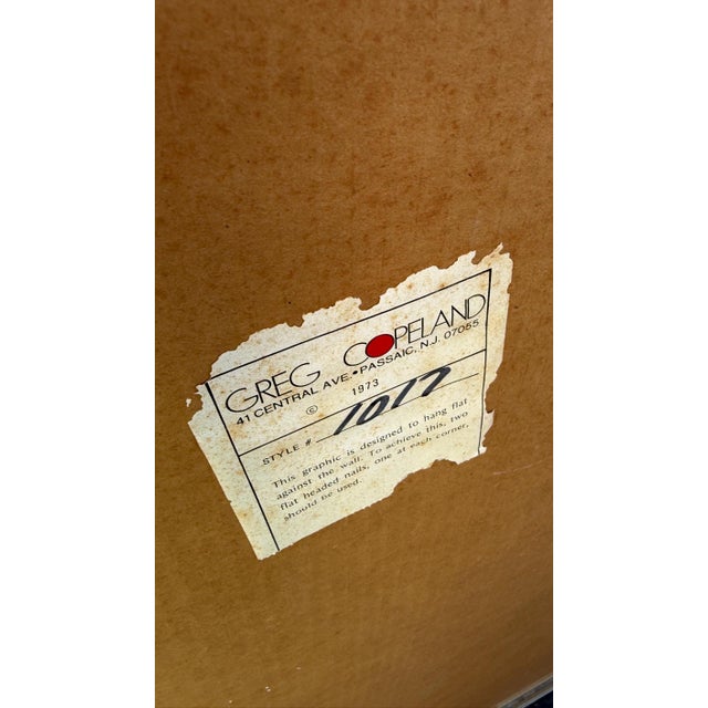 This is a gorgeous modern mirror by Greg Copeland labelled on the back from the 70s. It is signed on the front Don...