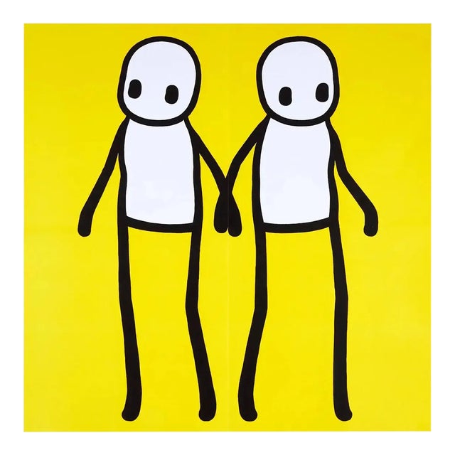 Stik, Holding Hands (Yellow), 2020 For Sale