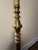 Vintage Alsy Brass-Finish Swing-Arm Floor Lamps With Pleated Shades - Pair For Sale - Image 4 of 9