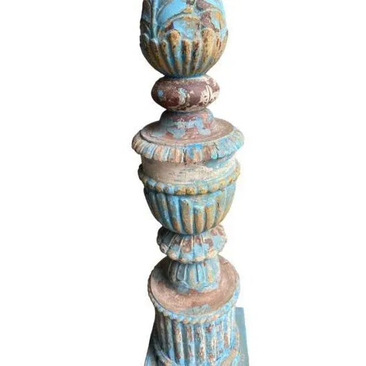Late 19th Century Wood Altar Pricket Candle Holder For Sale In Aspen - Image 6 of 9