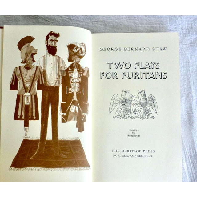American George Bernard Shaw, Two Plays for Puritans, 1979 Autumn Colors - Set of 2 For Sale - Image 3 of 8