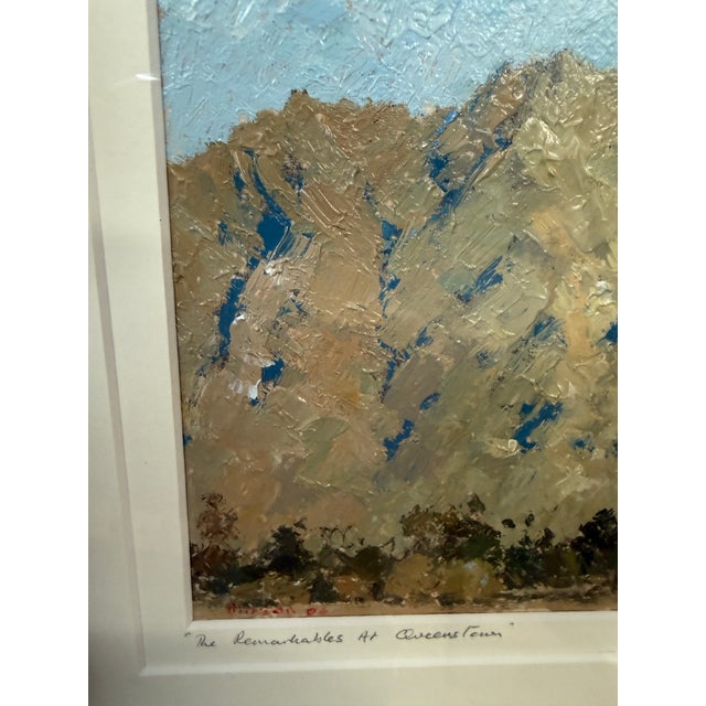 Malcolm Mason "The Remarkable's at Queenstown" Oil Painting, Signed For Sale In San Francisco - Image 6 of 12