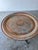 38" Hollywood Regency 1950s Moroccan Hand-Hammered Copper Tray Top Coffee Table With Wrought Iron Base For Sale - Image 14 of 18
