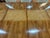 Late 20th Century French Provincial Oval Dining Table With 8 Chairs – Cream Painted Base & Figured Wood Top For Sale - Image 11 of 12