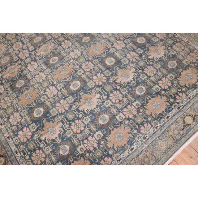 Textile Antique Zabihi Collection Persian Senneh Room Size Rug For Sale - Image 7 of 12