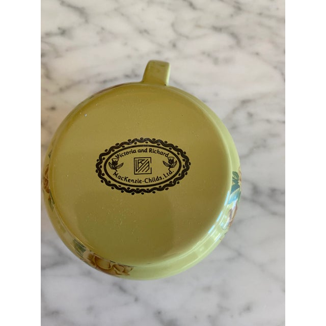 1990s Vintage 1990s MacKenzie-Childs Enamelware Mugs- Set of 4 For Sale - Image 5 of 12