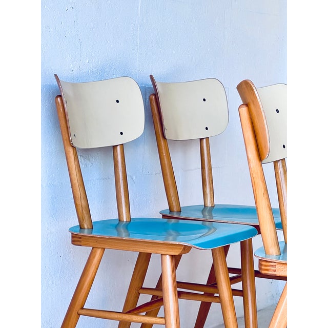 Dining Chairs from Ton, 1960s, Set of 4 For Sale - Image 12 of 18