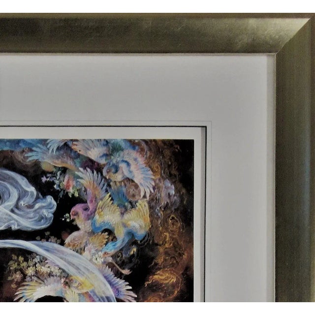 White Mahmoud Farshchian, Unknown, Circa 1990 For Sale - Image 8 of 9