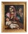 Madonna with Sleeping Child and the Infant Saint John, 17th Century., Oil Painting on Canvas For Sale