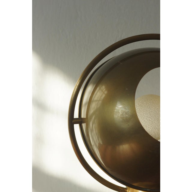 Metal Brass Table Lamp from Florian Schulz, 1970s For Sale - Image 7 of 9