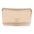 Beige Quilted Caviar Suede Lady Coco Chain Flap Bag For Sale