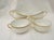 French Vintage Set of 6 Vignaud Limoges Gold Rim Cups For Sale - Image 3 of 6