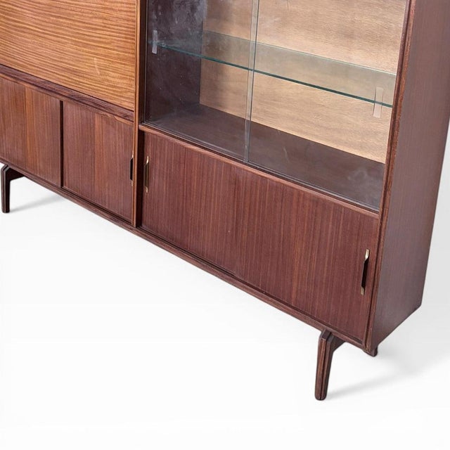 Vintage Teak Bookcase Cabinet by Guy Rogers for Beaver & Tapley For Sale - Image 5 of 9