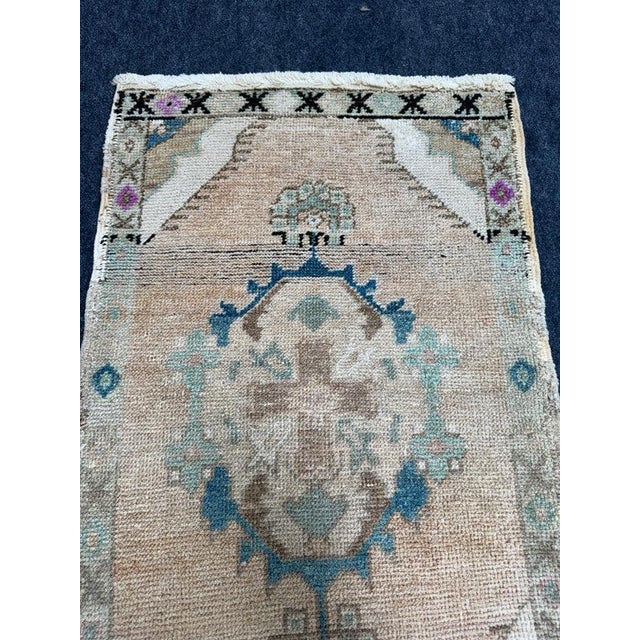 Turkish Yastik Rug 1'10" x 3'2" For Sale - Image 4 of 5