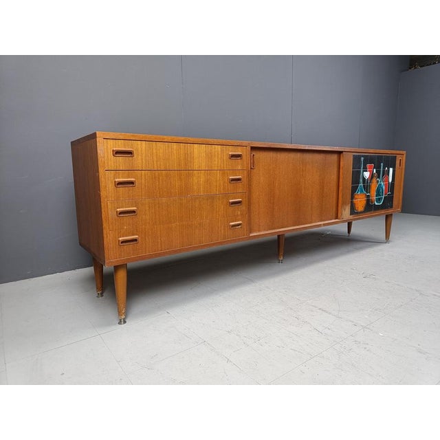 1960s Mid-Century Belgian Sideboard, 1960s For Sale - Image 5 of 13