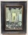 Lazareto by Nadezda | Oil on panel depicting a figure in a dilapidated room with ghostly figures. For Sale - Image 4 of 5